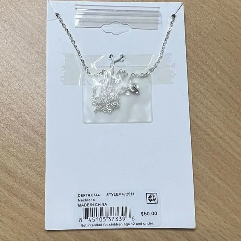 UNWRITTEN‎ LOVE Fine Silver Plated Chain Necklace 16